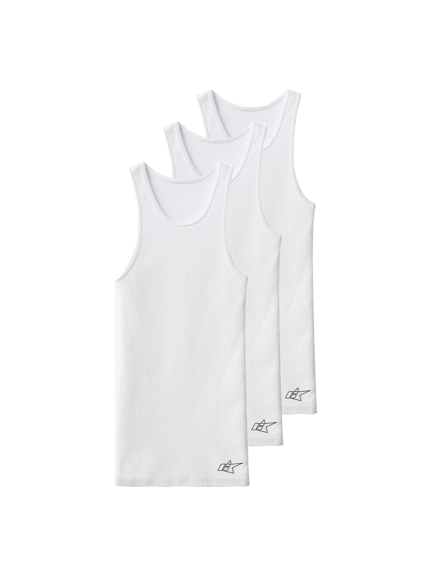 Correct Tank Tops White (3 Pack)