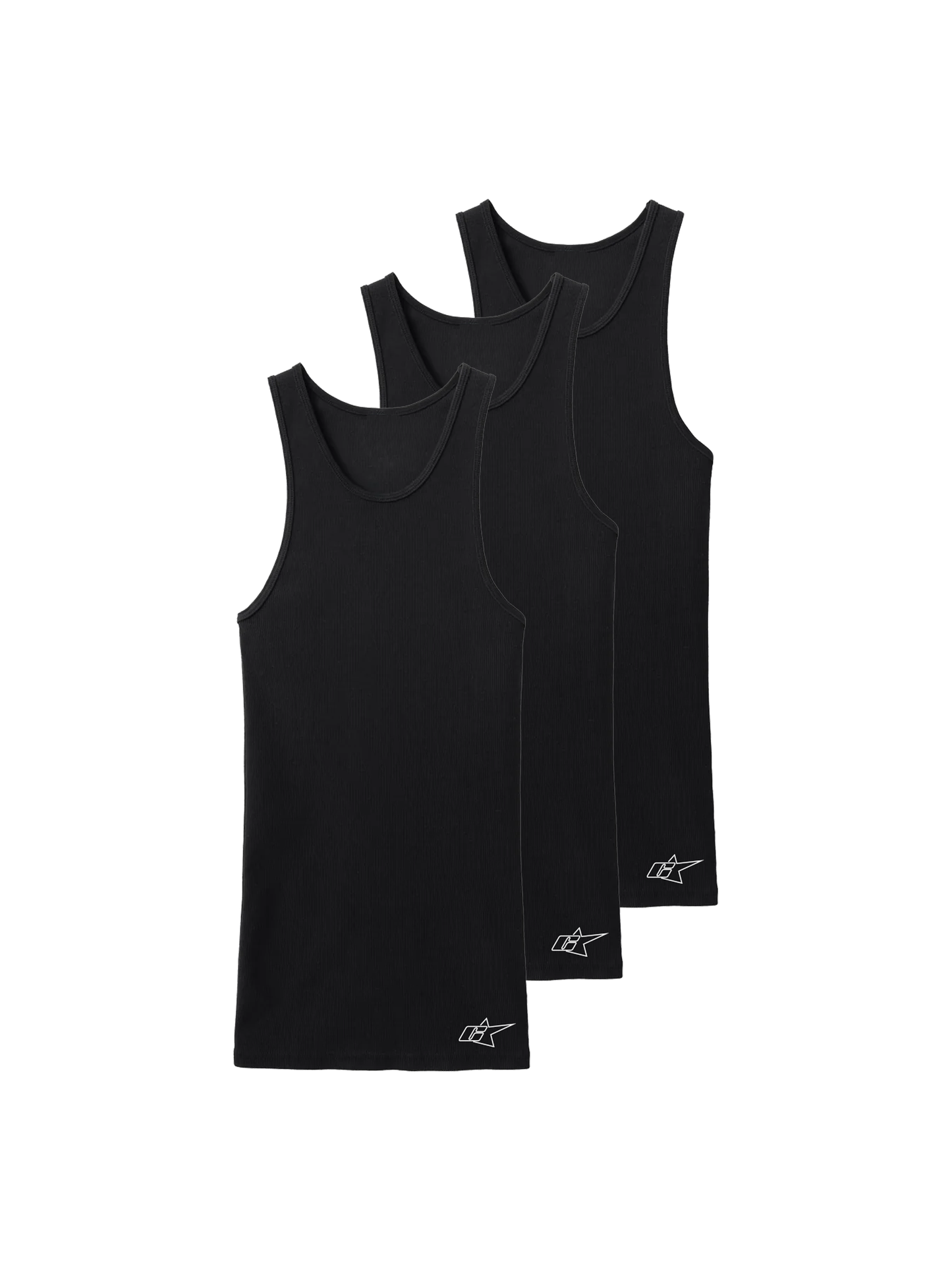 Correct Tank Tops Black (3 Pack)