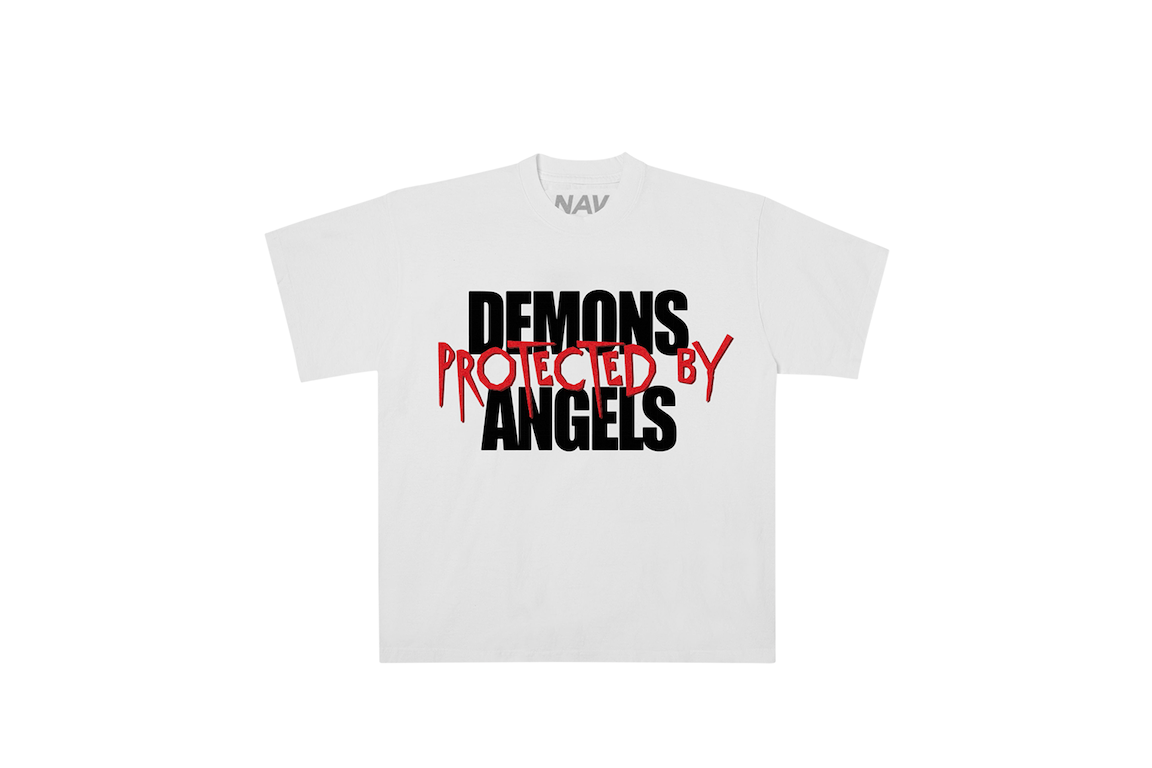 Vlone x Nav Glow Tee White