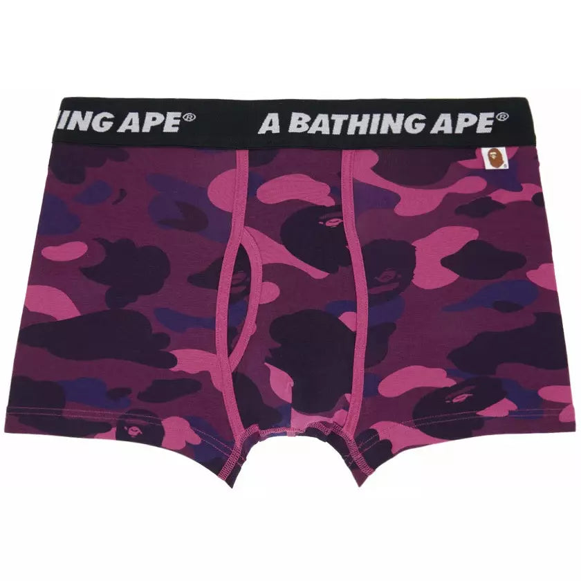 Bape Color Camo Boxers Purple Camo