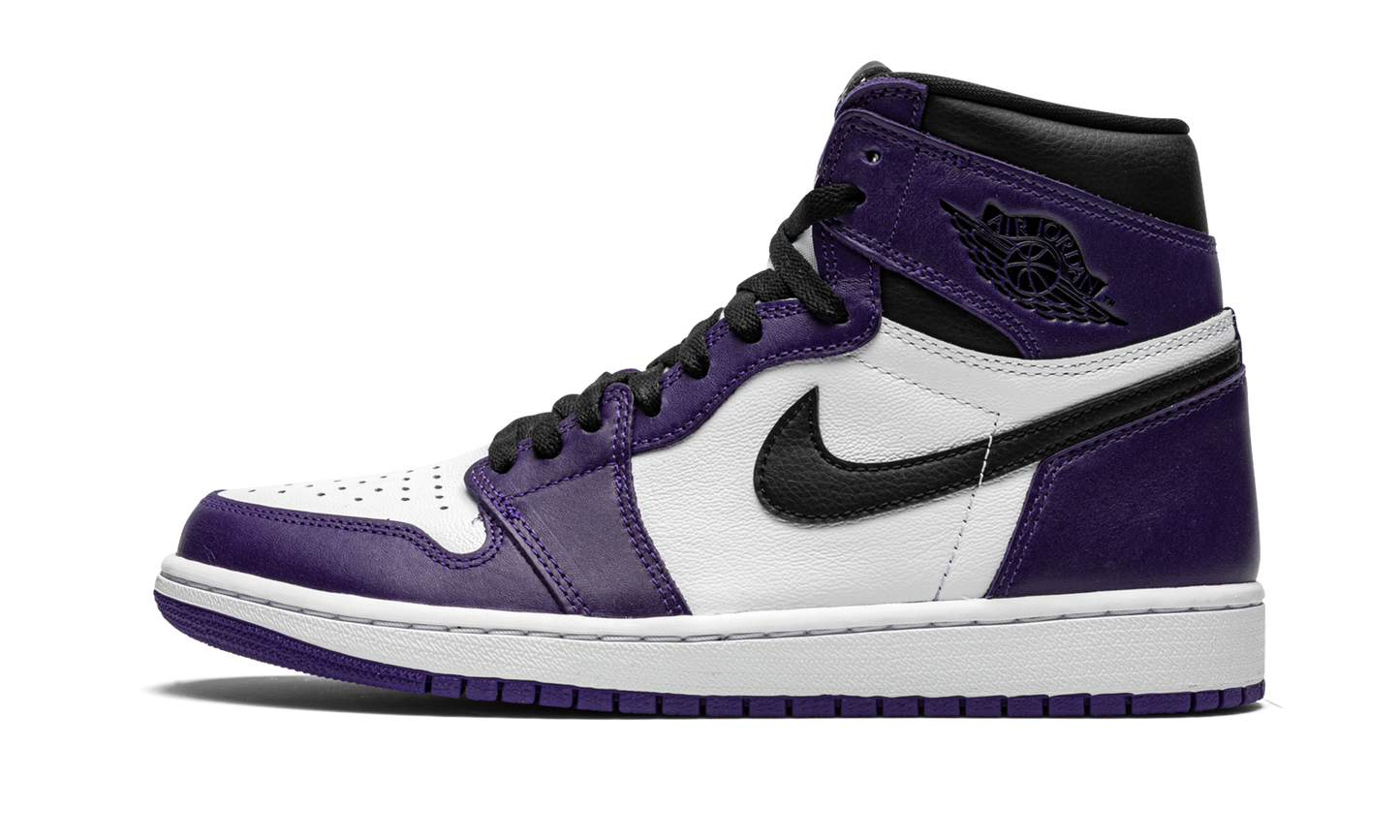 Jordan 1 Retro High Court Purple White - 555088-500