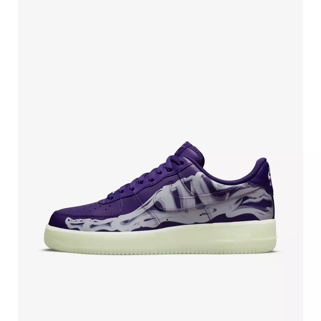 Nike Air Force 1 Low '07 QS Purple Skeleton Halloween (2021) - CU8067-500