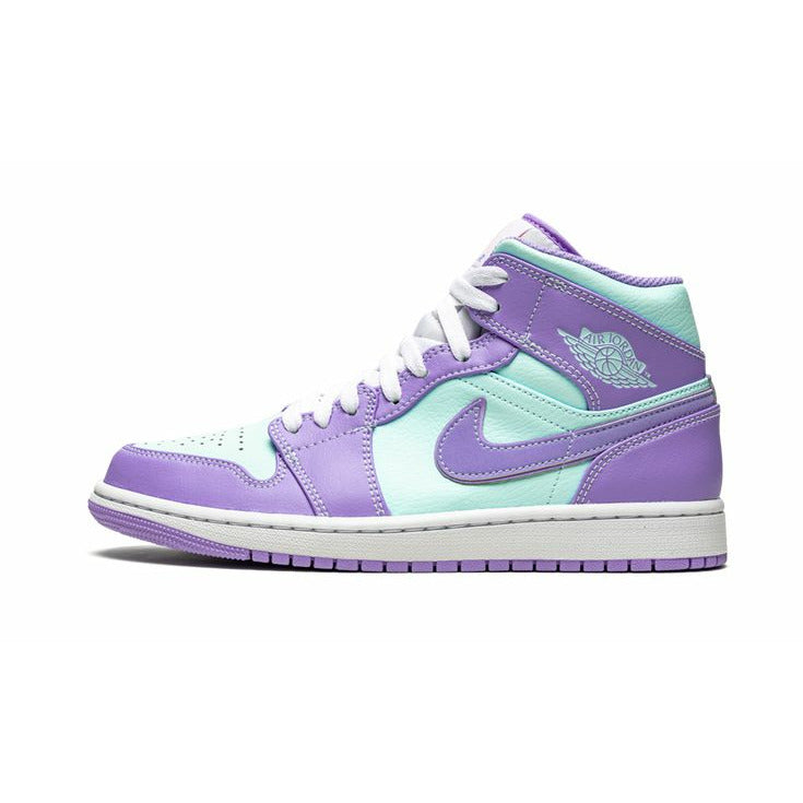 Jordan 1 Mid Purple Aqua - 554724-500