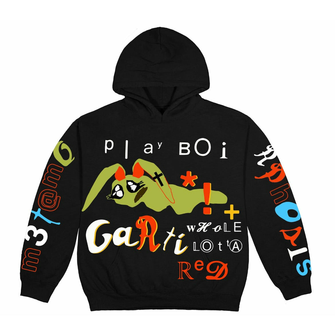 Playboi Carti x Cactus Plant Flea Market Whole Lotta Red M3tamorphosis Hoodie Black