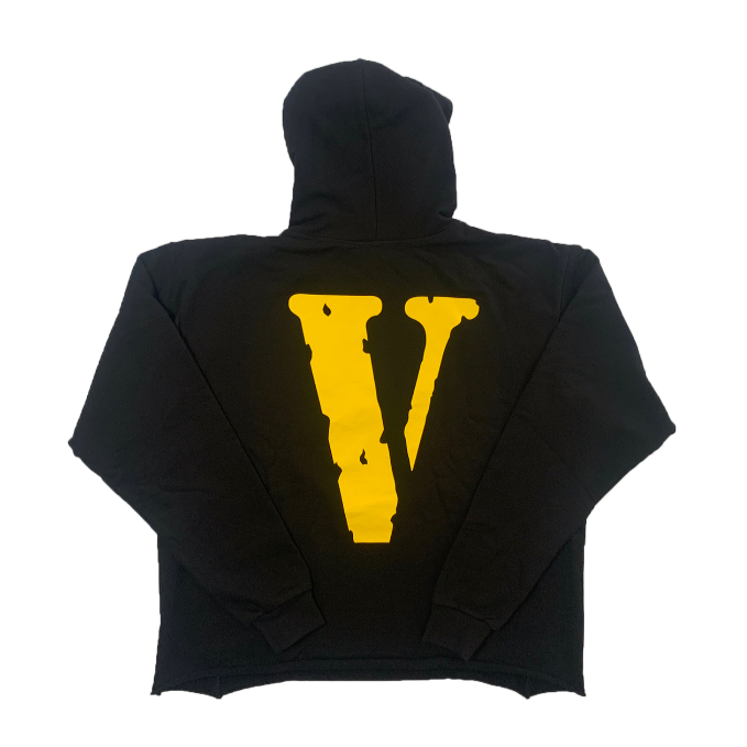 Vlone Friends Hoodie Black/Yellow