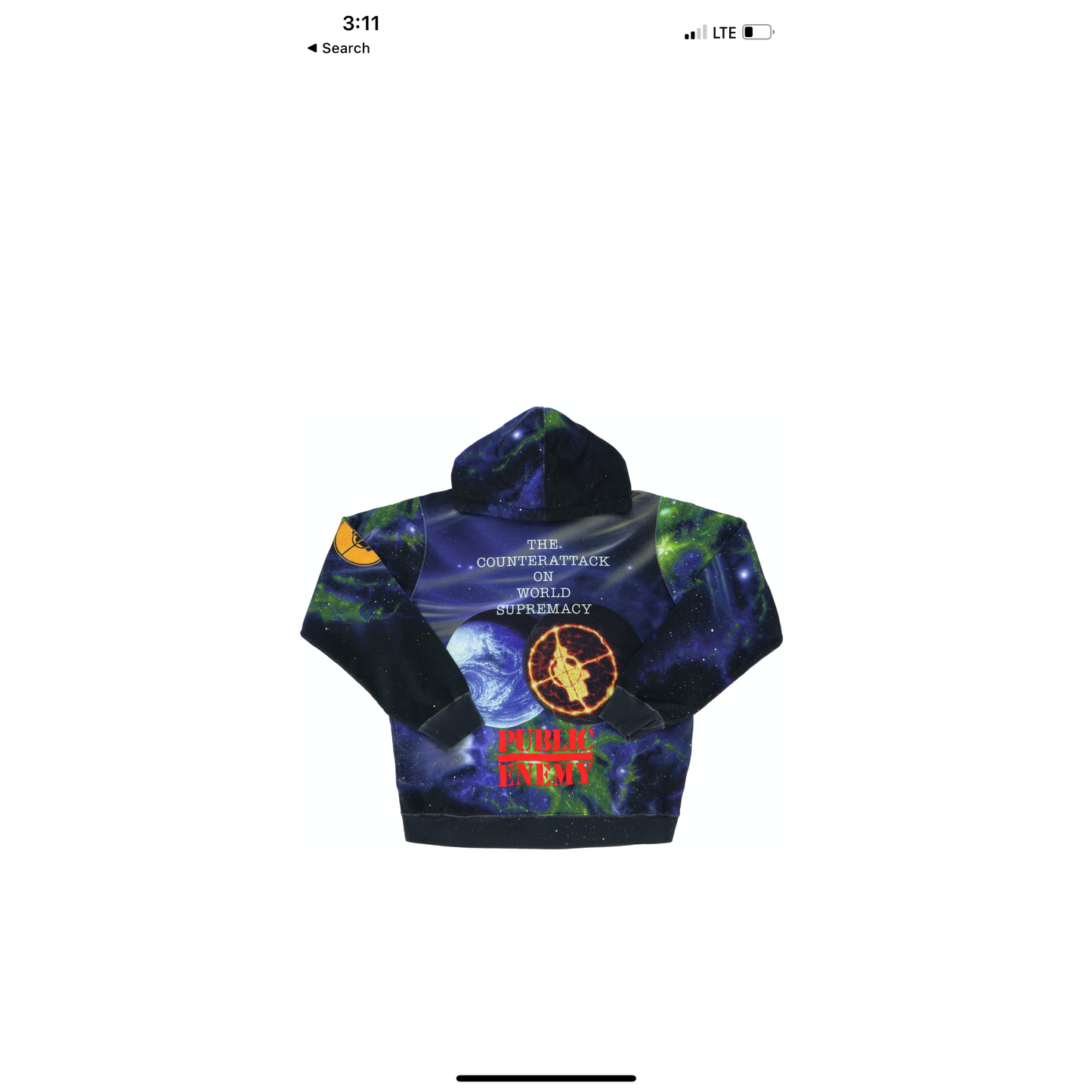 Supreme UNDERCOVER/Public Enemy Hooded Sweatshirt Multi