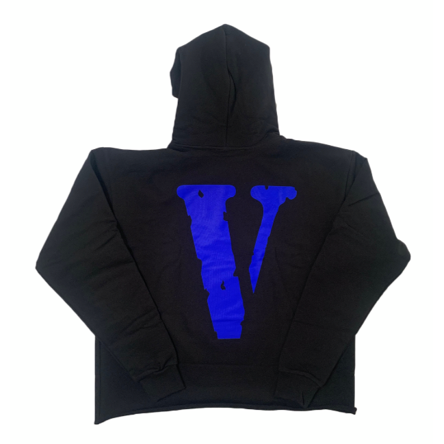Vlone Friends Hoodie Black/Blue