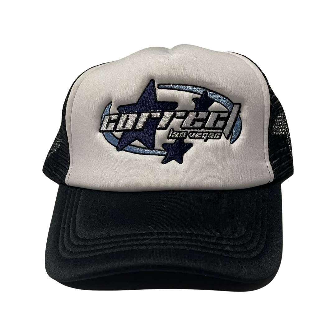 Correct Star Trucker Hat White/Blue