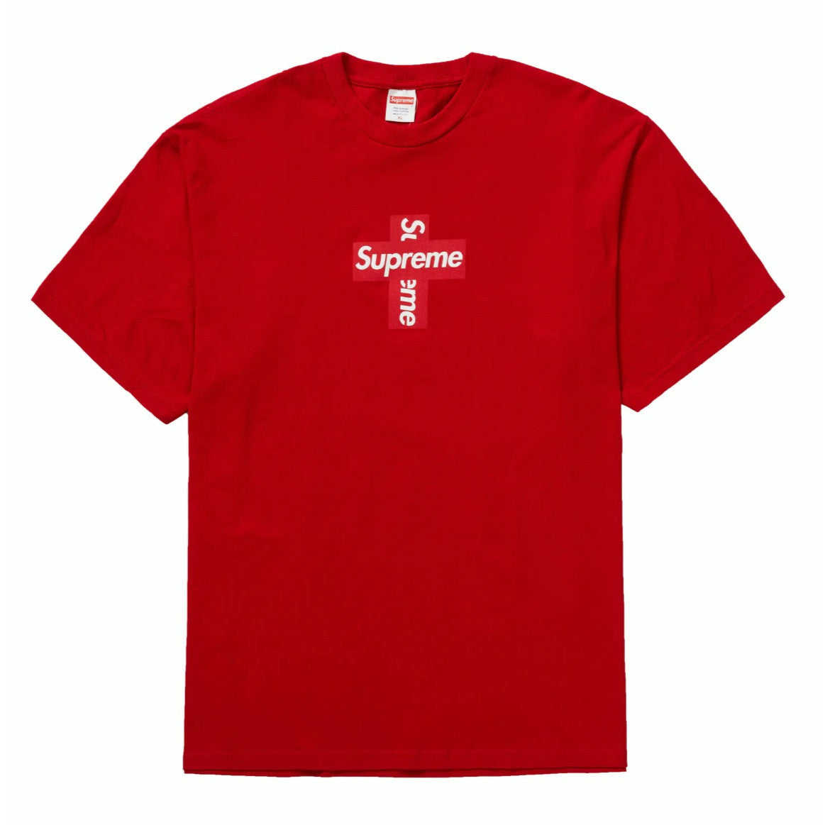 Supreme Cross Box Logo Tee Red