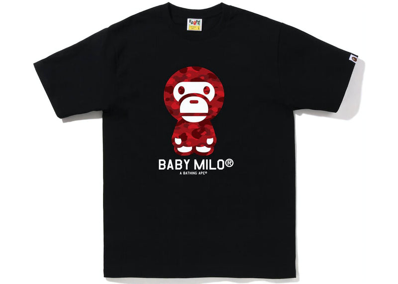 Bape Baby Milo Tee Black/Red