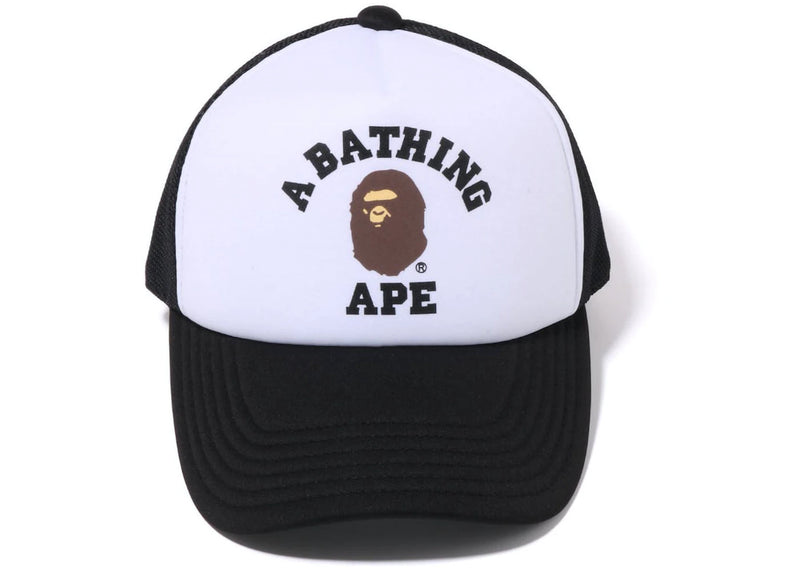 Bape College Mesh Cap Black