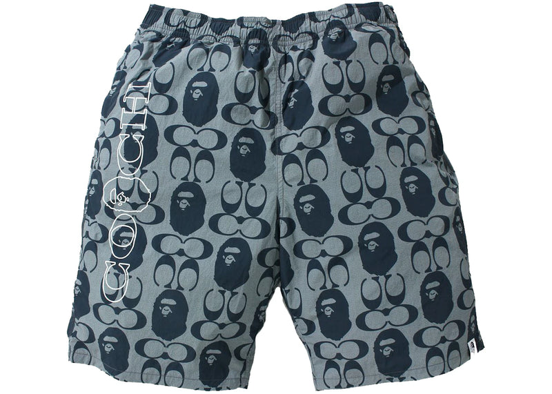 Bape x Coach Shorts Grey