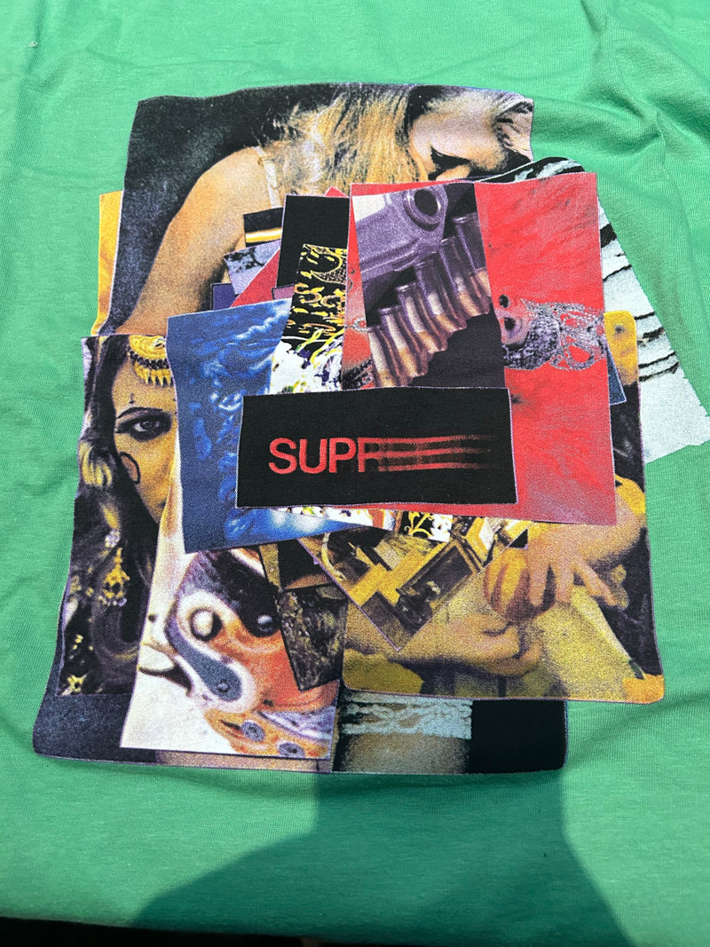 Supreme Motion Faces Tee Green