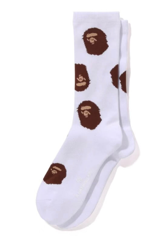 BAPE Ape Socks (141) WHITE