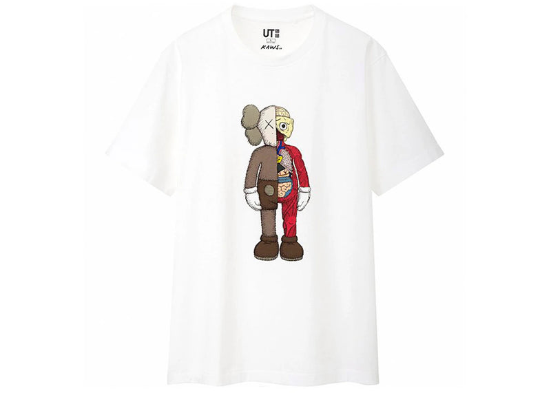 KAWS x Uniqlo Flayed Tee White