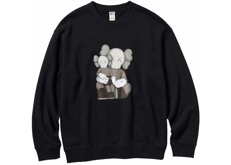 KAWS x UNIQLO L/S Sweatshirt Black