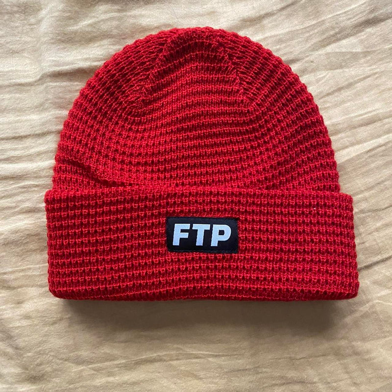 FTP Waffle Beanie Red