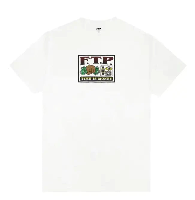 FTP Time Is Money Tee White