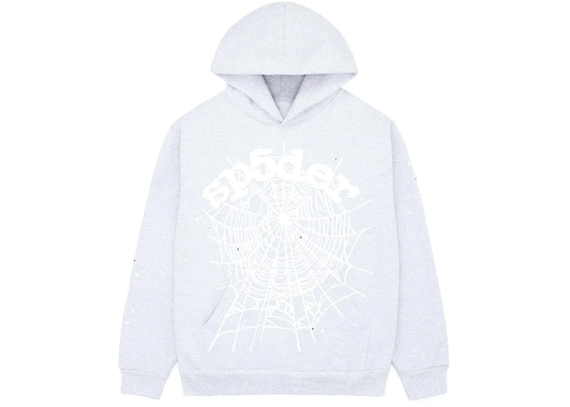 Sp5der OG Web Hoodie Grey