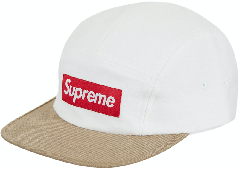 Supreme 2 Tone Camp Cap White