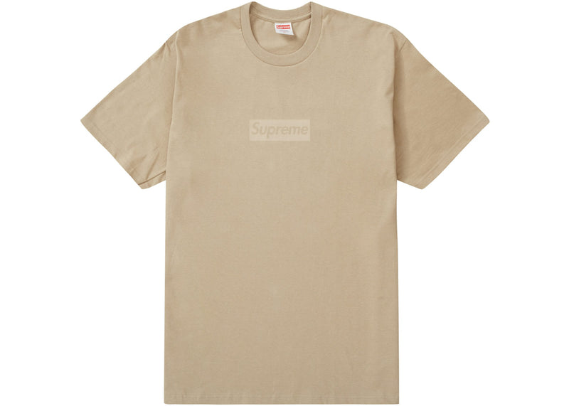 Supreme Box Logo Tee Khaki