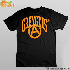 Greygxds Anarchy Logo Tee Black