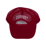 Correct SS22 Trucker Hat Red