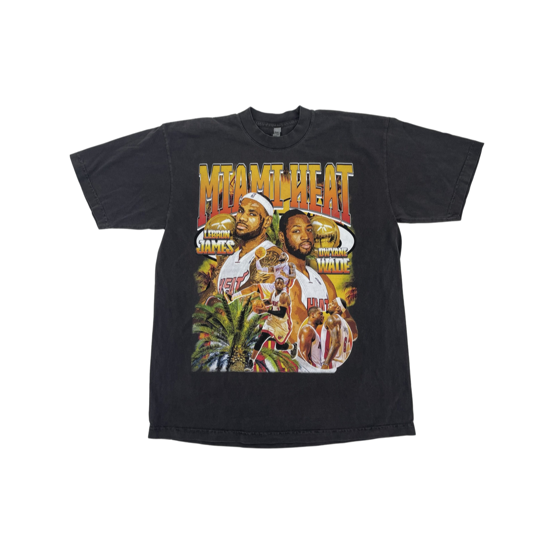 LeBron & D Wade Miami Photo Tee