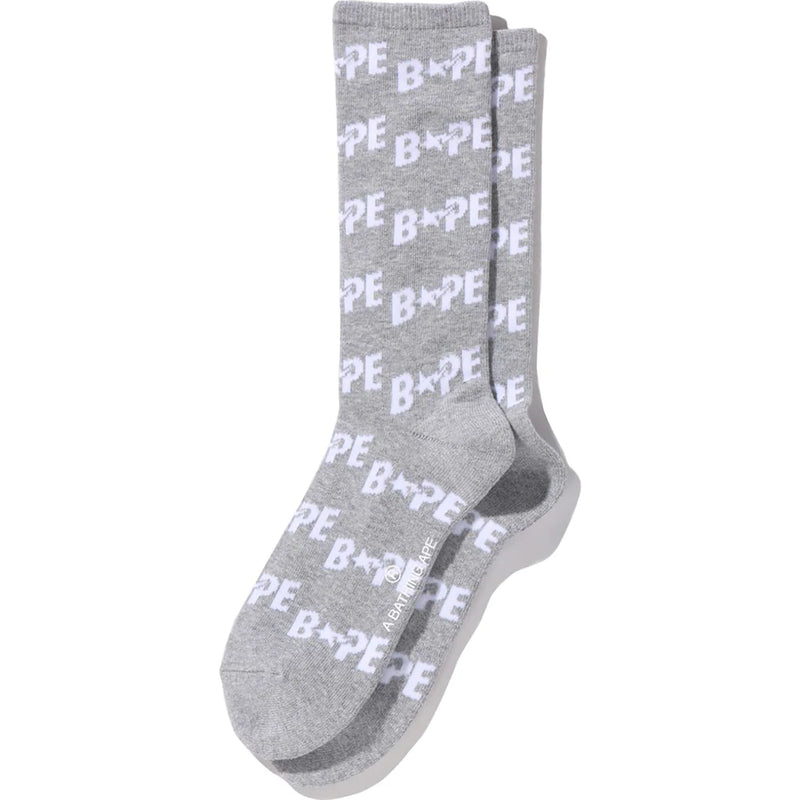 Bape Bapesta Socks Grey