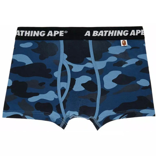 Bape Color Camo Boxers Blue Camo