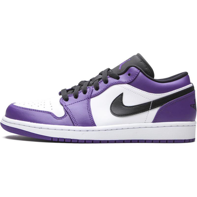 Jordan 1 Low Court Purple White (GS) - 553560-500