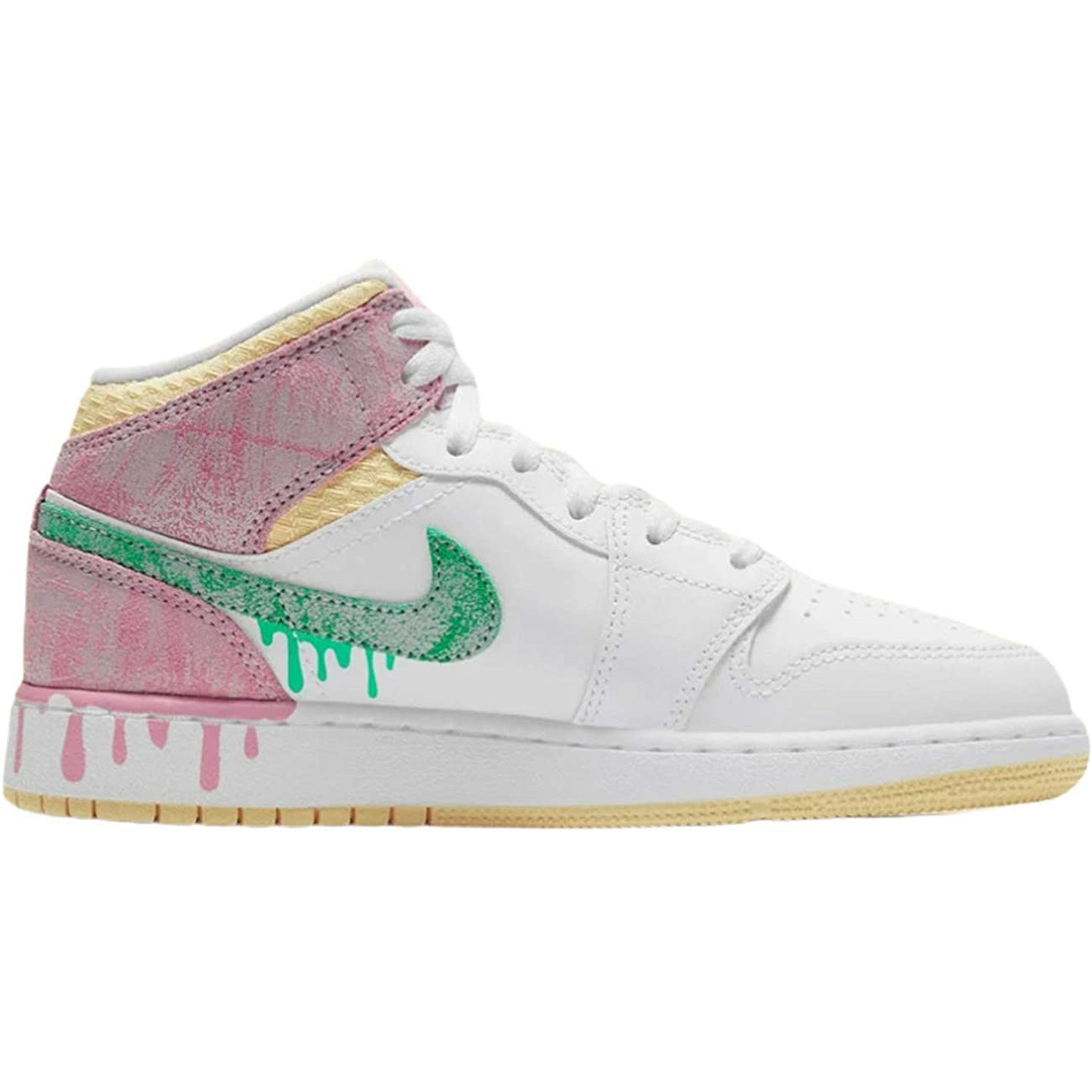 Jordan 1 Mid Paint Drip (GS) - DD1666-100