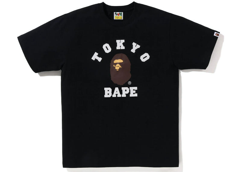 Bape Japan Exclusive Tokyo College Tee Black