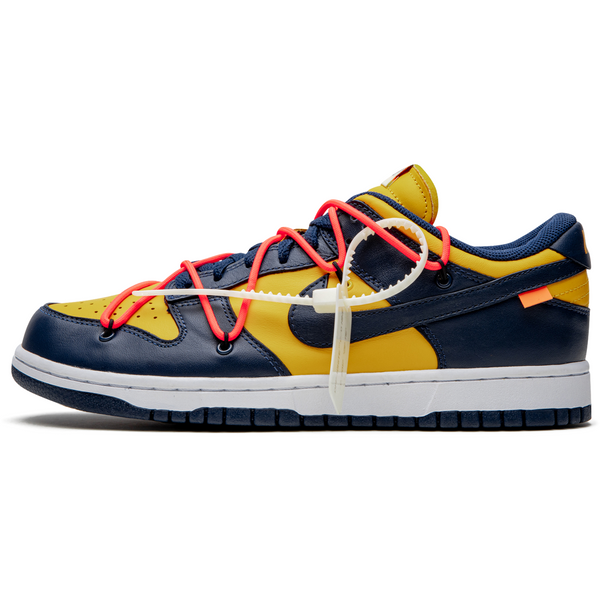 Nike Dunk Low Off-White University Gold Midnight Navy - CT0856 700