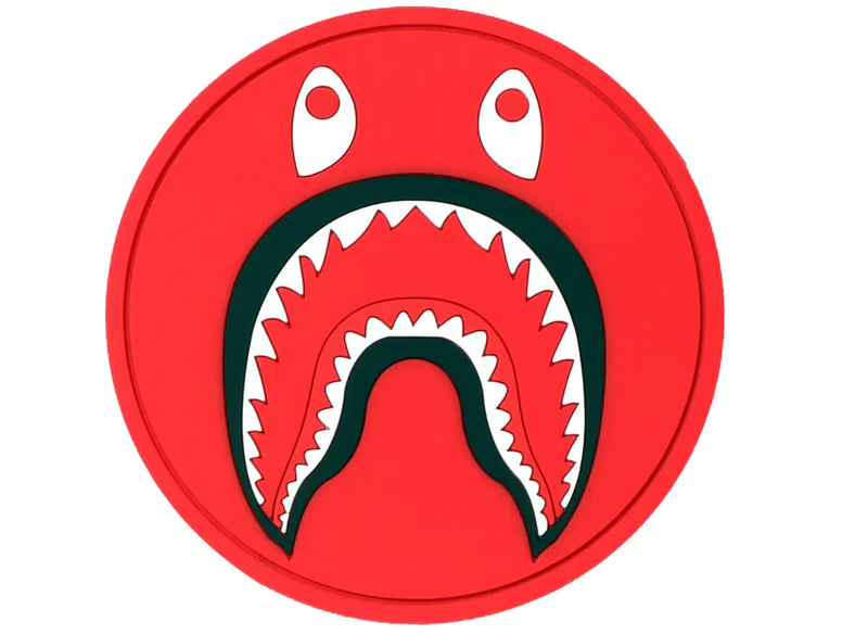 Bape Shark Rubber Coaster Red