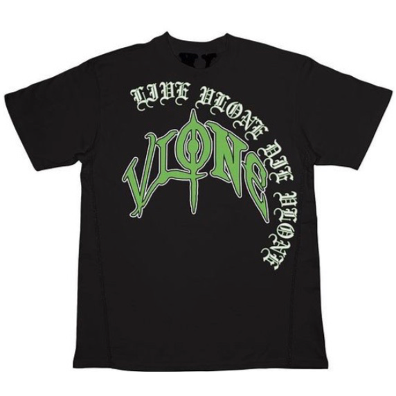 Vlone O- Tee Black/Green