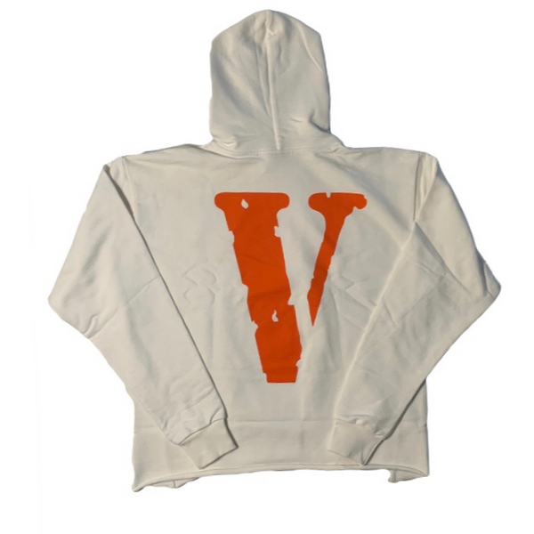 Vlone Friends Hoodie White/Orange