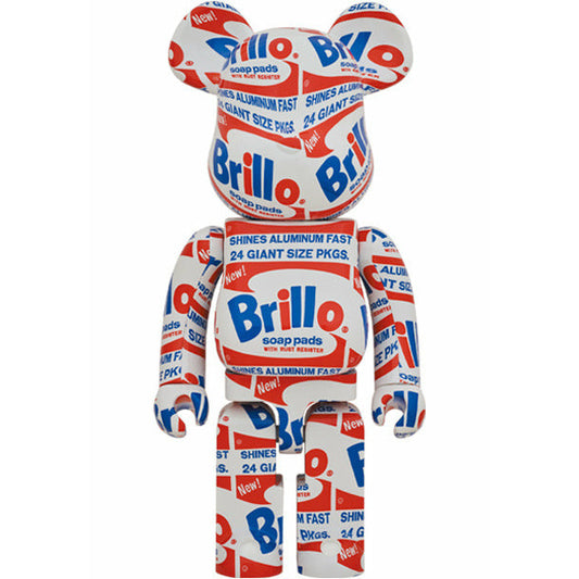 Bearbrick ANDY WARHOL "Brillo" 100% & 400% Set