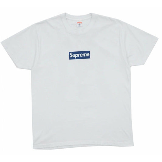 Supreme New York Yankees Box Logo Tee White