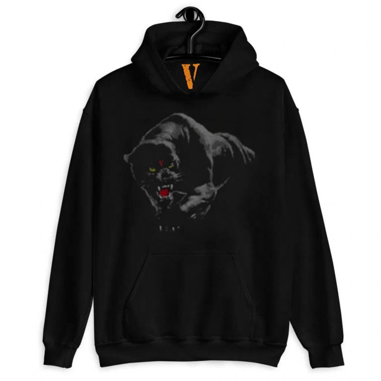 Vlone Panther Hoodie Black