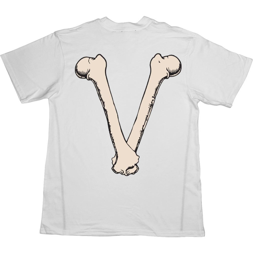 Vlone 2 The Bone Tee White