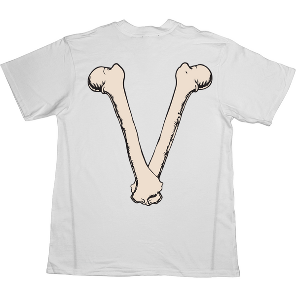 Vlone 2 The Bone Tee White