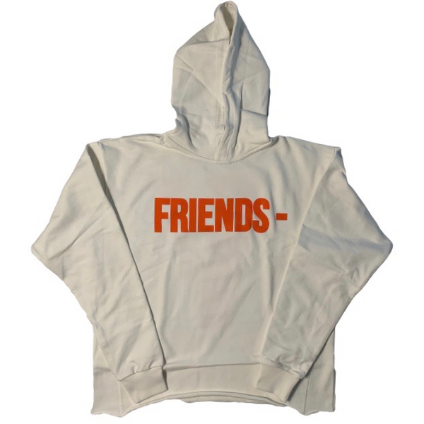 Vlone Friends Hoodie White/Orange