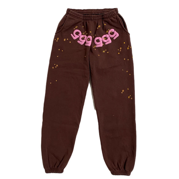 Sp5der 555 Sweatpants Brown