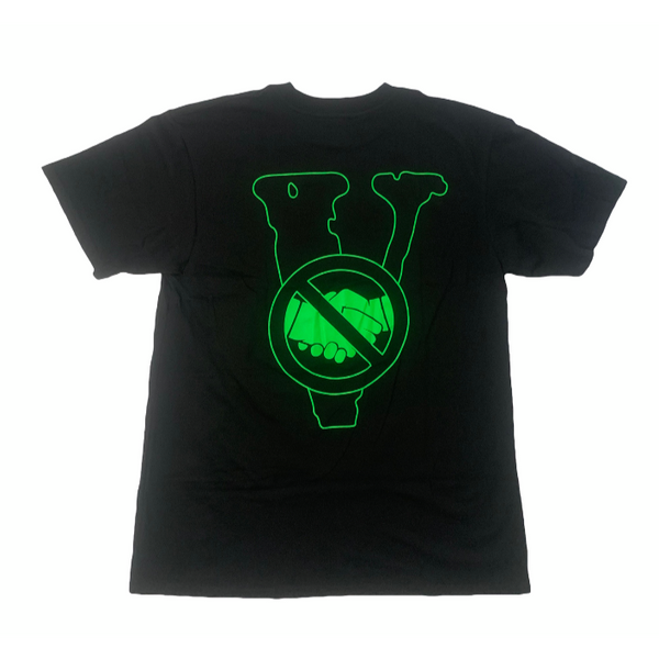 Vlone Stay Away Friends COVID-19 Tee Black/Green