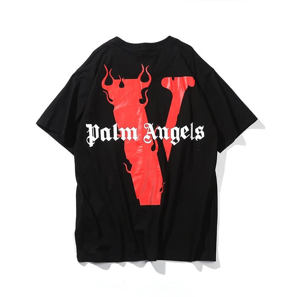 Vlone x Palm Angels Tee Black/Red