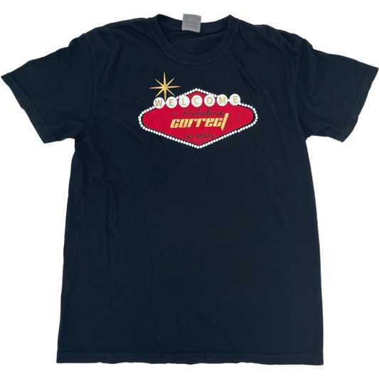 Correct Summer '21 "Welcome to Correct Vegas" Tee Black