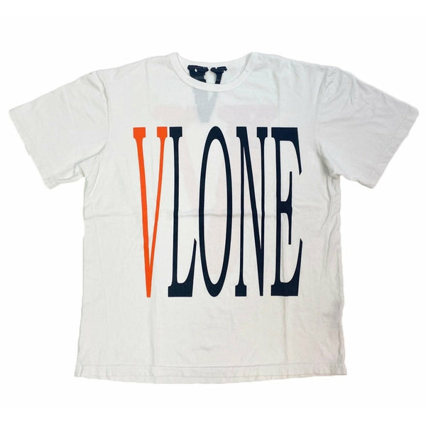 Vlone Staple Tee White/Orange