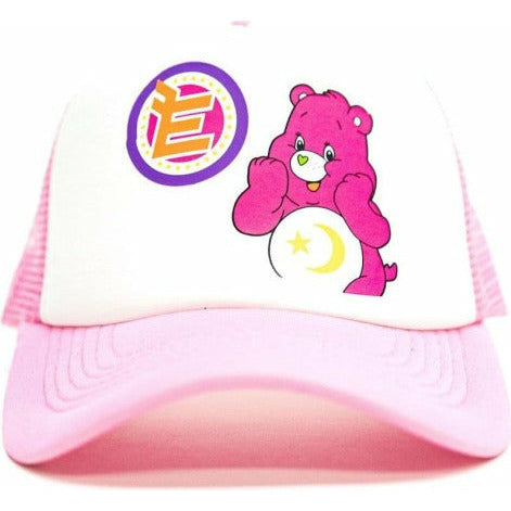 Ecosys Bear Trucker Hat Pink