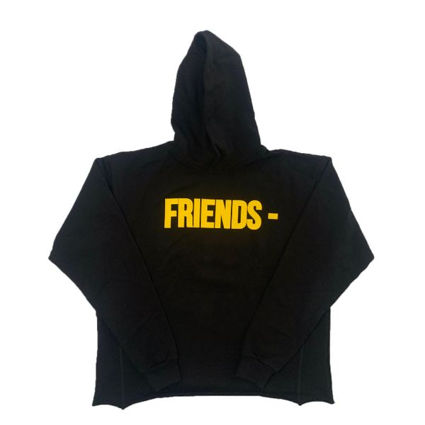 Vlone Friends Hoodie Black/Yellow